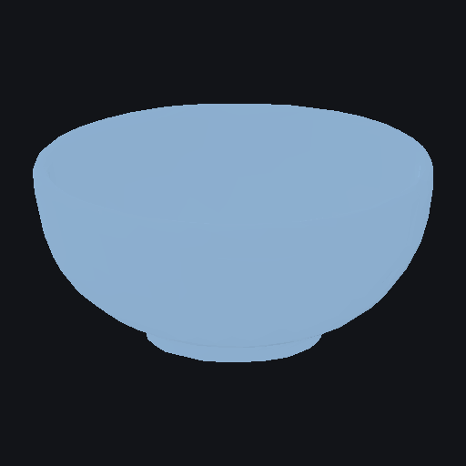 Realistic proportions wooden salad bowl