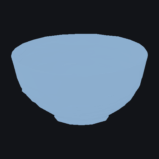Low-poly stylised deep noodle bowl