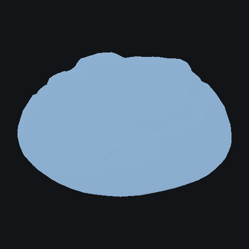 Low-poly stylised whole round sourdough loaf