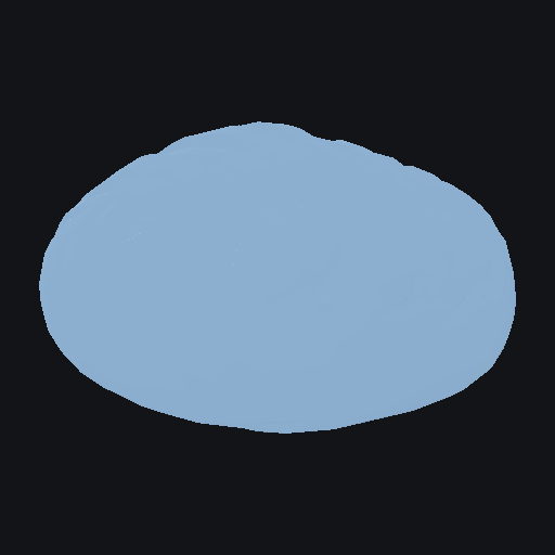 Realistic proportions whole round sourdough loaf