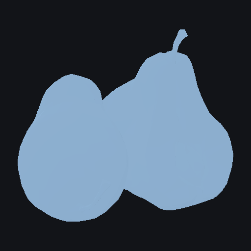Realistic proportions pear